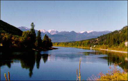 Montana the Last Best Place photo of mountains & river