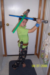 Jedi Maguire Fighting the Dark Side!
