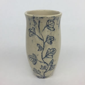 Student Art Work Leaf Vase