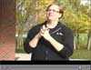 screenshot from a video featuring Bradley Franke