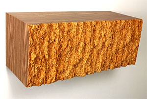 Solid Core, particle board and vinyl, 11 x 4 in