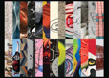 collage of student art