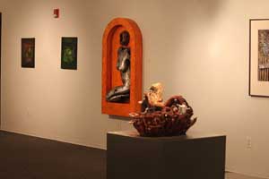 photo of a faculty exhibit