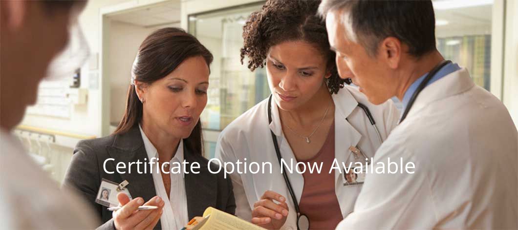 Health Administration and Leadership Certificate Option Now Available