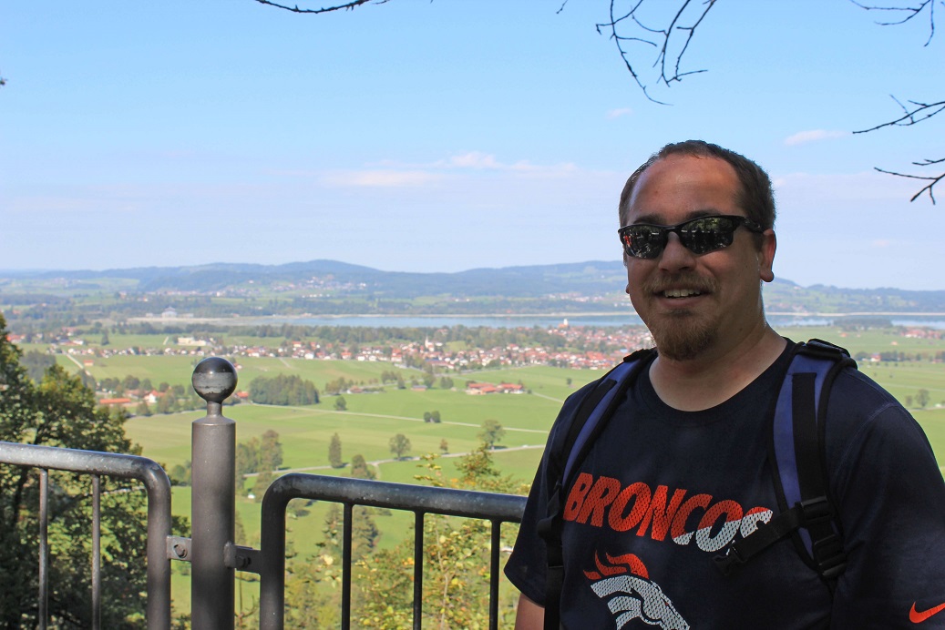 MSUB Student David Ballew in Germany
