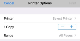 Click Select Printer
