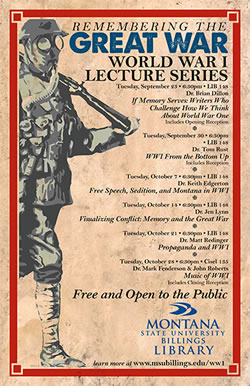 MSUB WWI lecture series