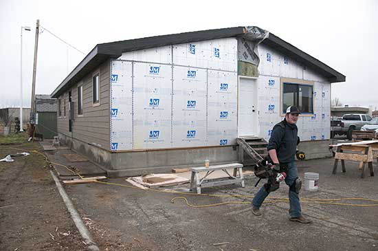 new modular home at City College