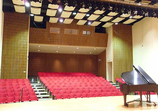 Cisel Recital Hall stage