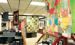 MSUB Library during quilt show 2013
