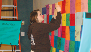 Wall of Hate at MSU Billings