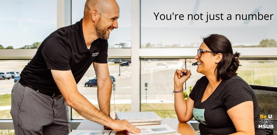 You're not just a number. Be U @ MSUB