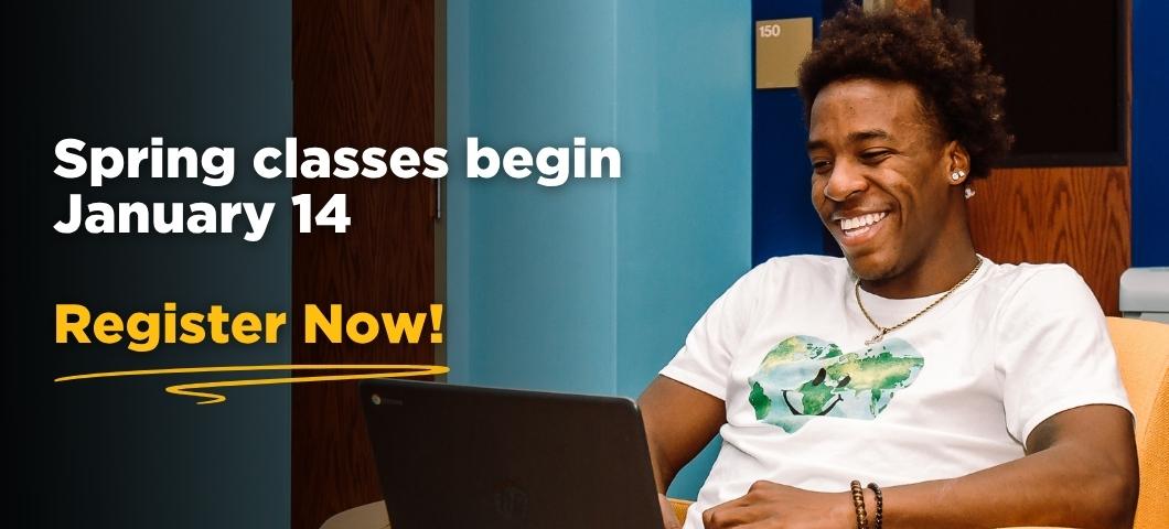 Spring classes being January 14. Register now!