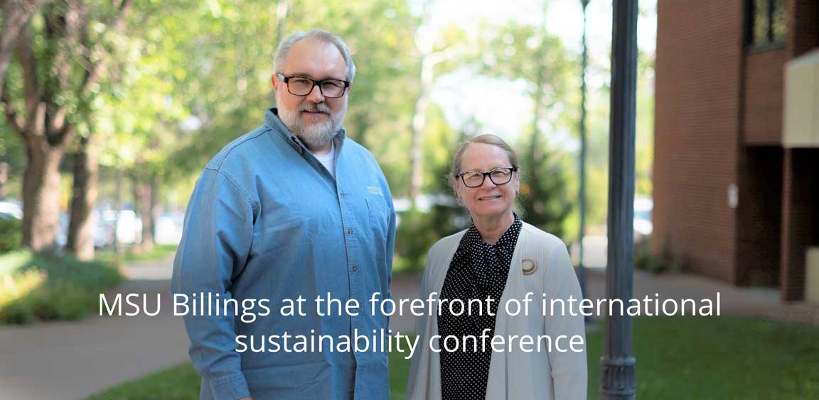 MSU Billings at the forefront of international sustainability conference
