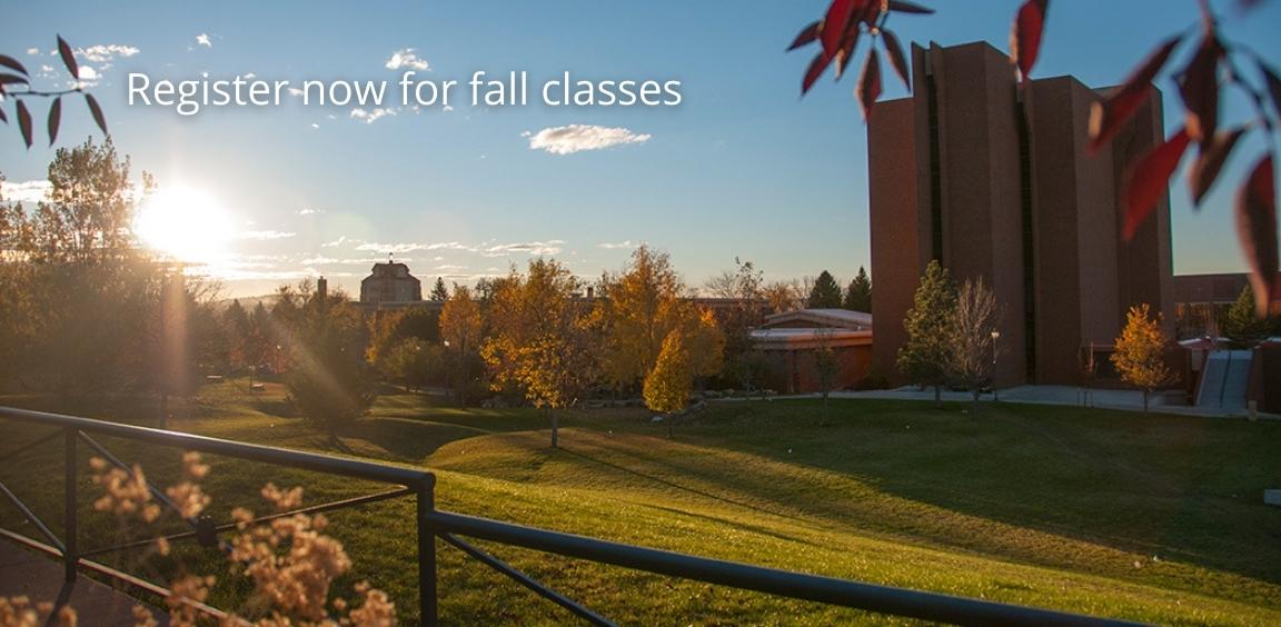 Register now for fall courses