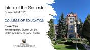 Intern of the Semester Summer & Fall 2025