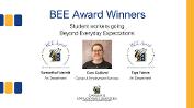 BEE Award Winners