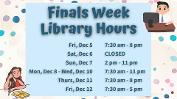 Finals Week Library Hours