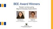 BEE Award Winners