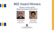 BEE Award Winners