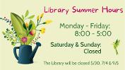 Library Summer Hours