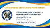 Outstanding Staff Award Nominations