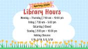 Spring 2024 Library Hours