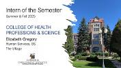 Intern of the Semester Summer & Fall 2025