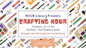 MSUB Library Presents Crafting Hour