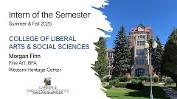Intern of the Semester Summer & Fall 2025
