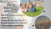 Gilman Scholarship now open!