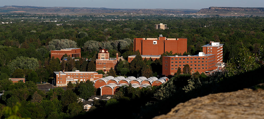 MSUB Campus from the Rims