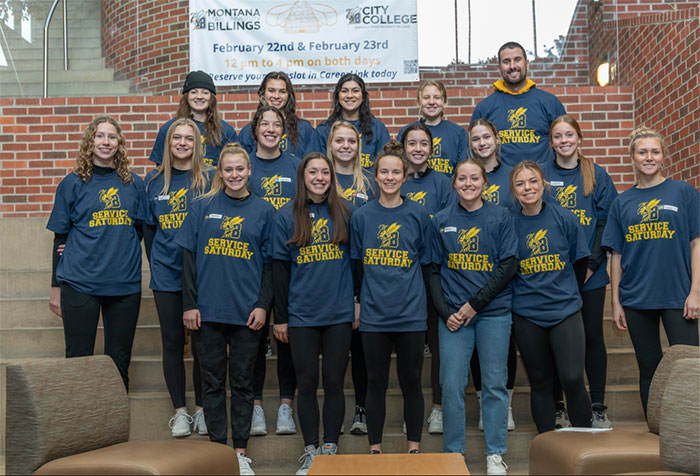 Service Saturday gives our campus community the opportunity to give back to Billings while gaining experiences that open doors and change lives