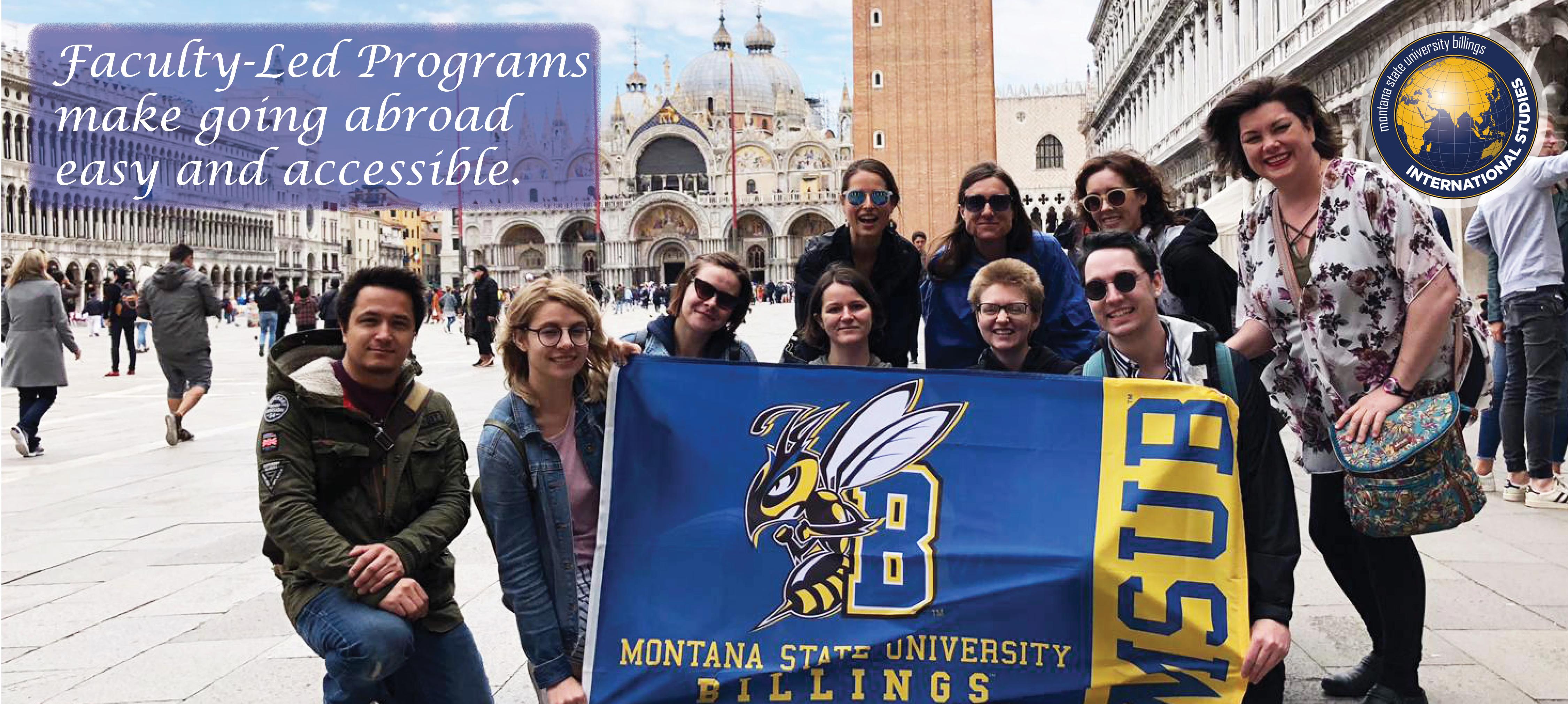 Faculty-led programs make going abroad easy and accessible. 