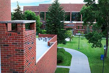LA building and College of Education building on the MSUB university campus