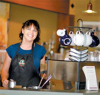 barista at City Brew in Billings
