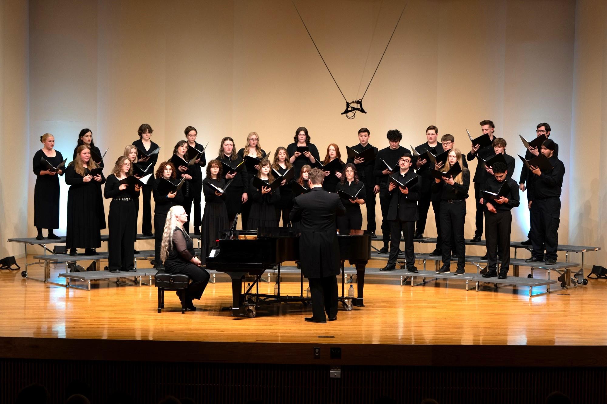University Chorus Concert Spring 2025 conducted by Daren Small. Accompanist Stephanie Stevens.