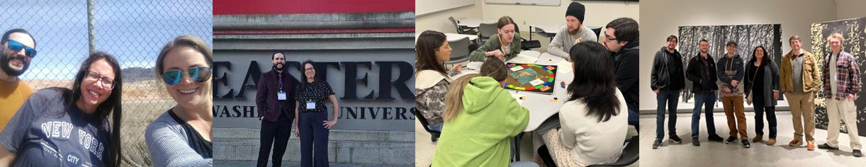 students participating in activities with history club