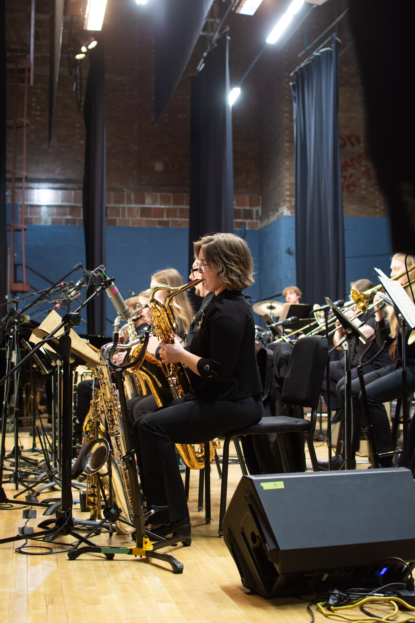 2026 Jazz Orchestra featuring Sabrina Charney on saxophone