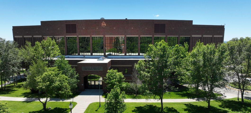 Front view of the COE building