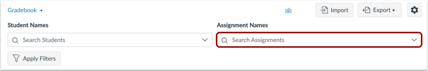 Search Assignments