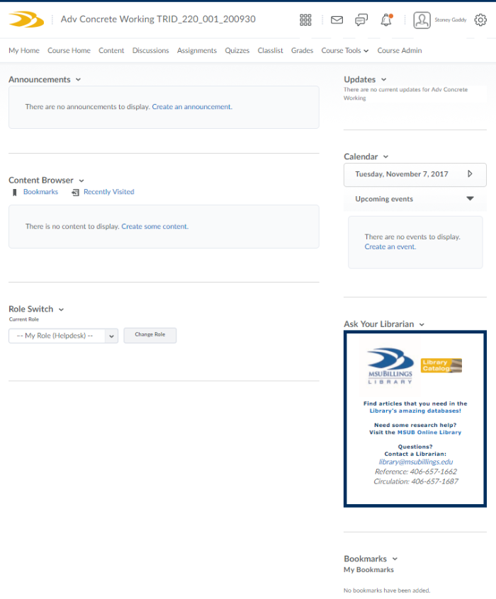 Course Design Faculty MSU Billings MSU Billings