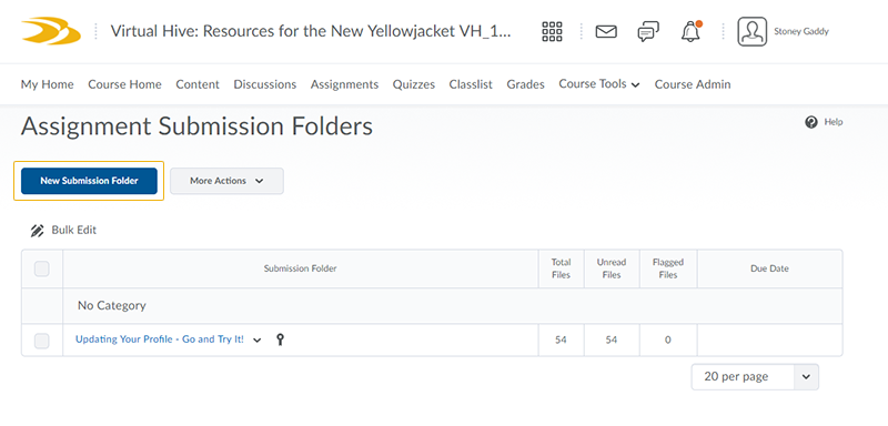 Assignment Submission Folder