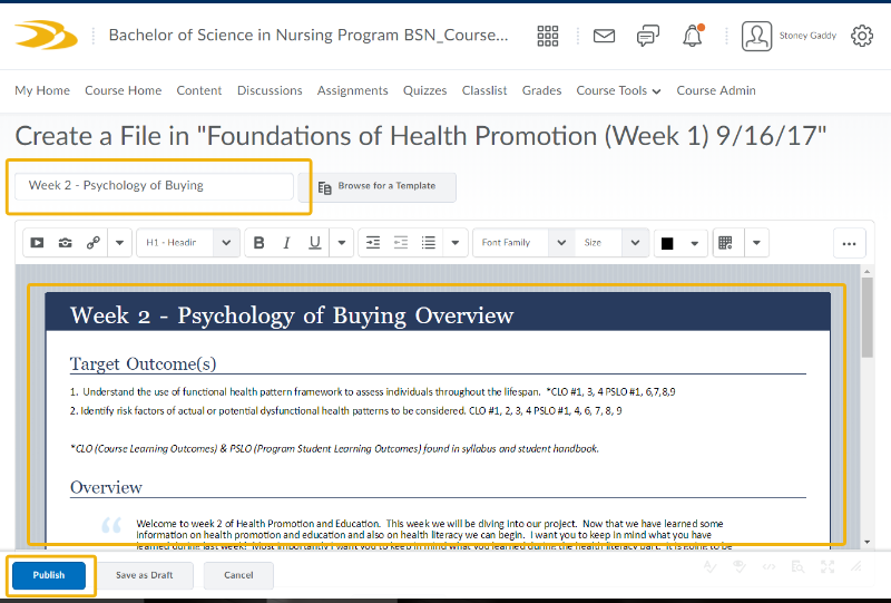 Course Design Faculty MSU Billings MSU Billings