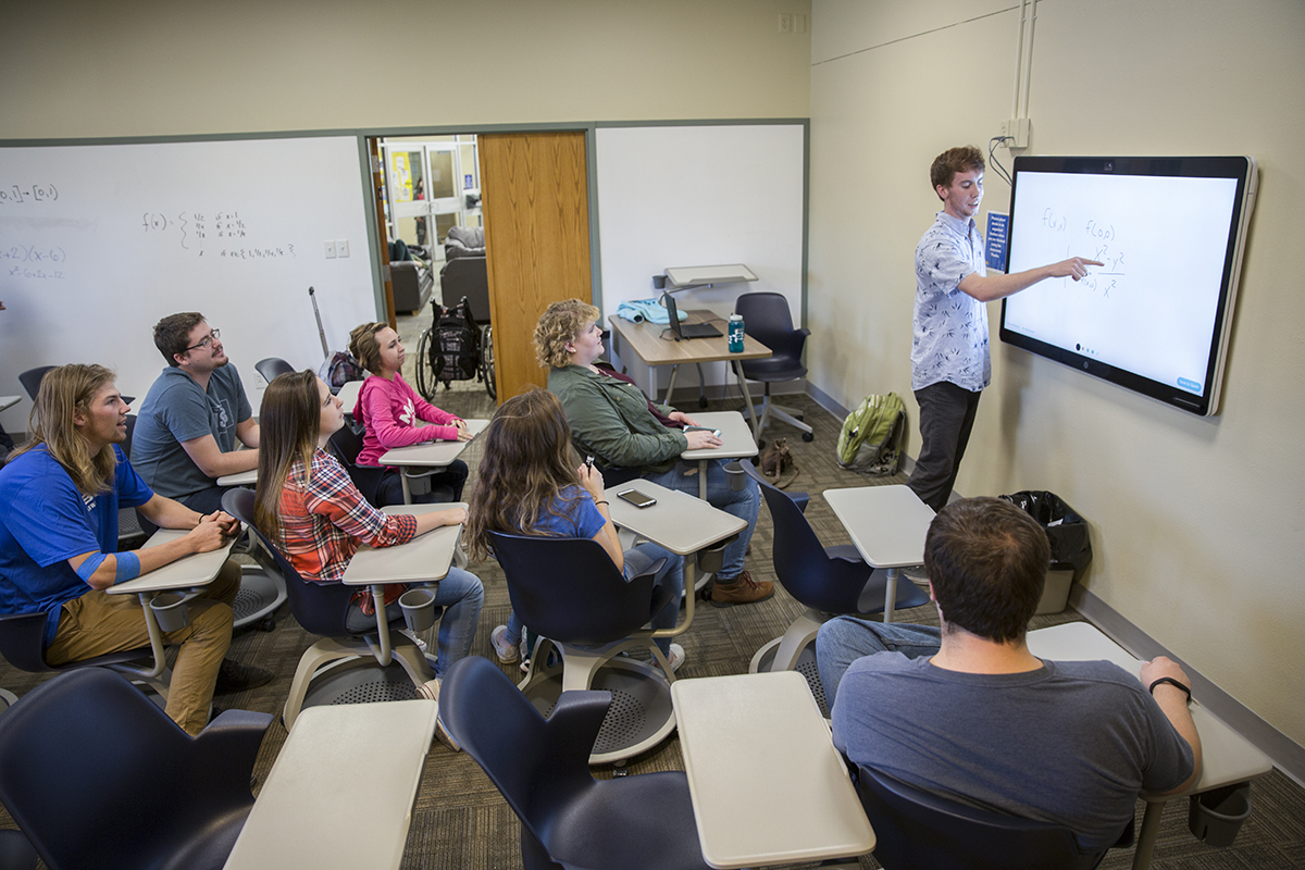 Webex Board in Rimrock Hall Lounge