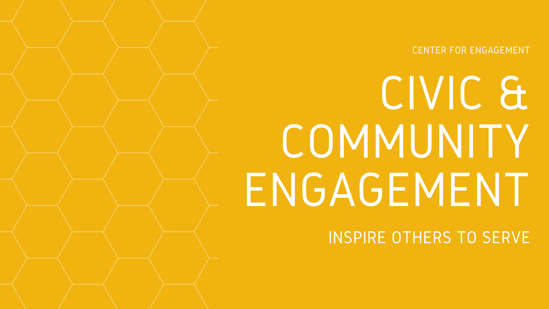 Community and Civic Engagement: Inspire Others to Serve