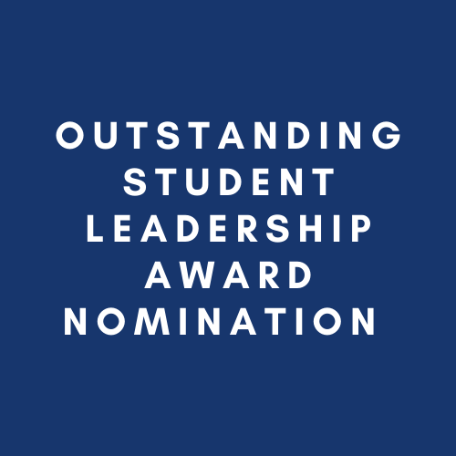 Outstanding Student Nomination