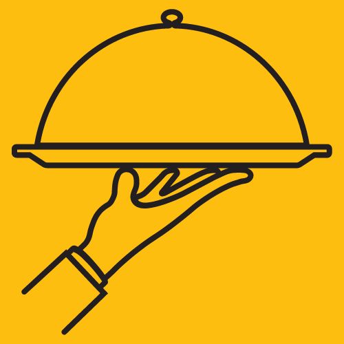 Abstract photo of catering