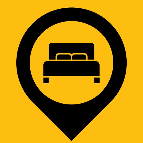 Abstract photo of lodging and a bed