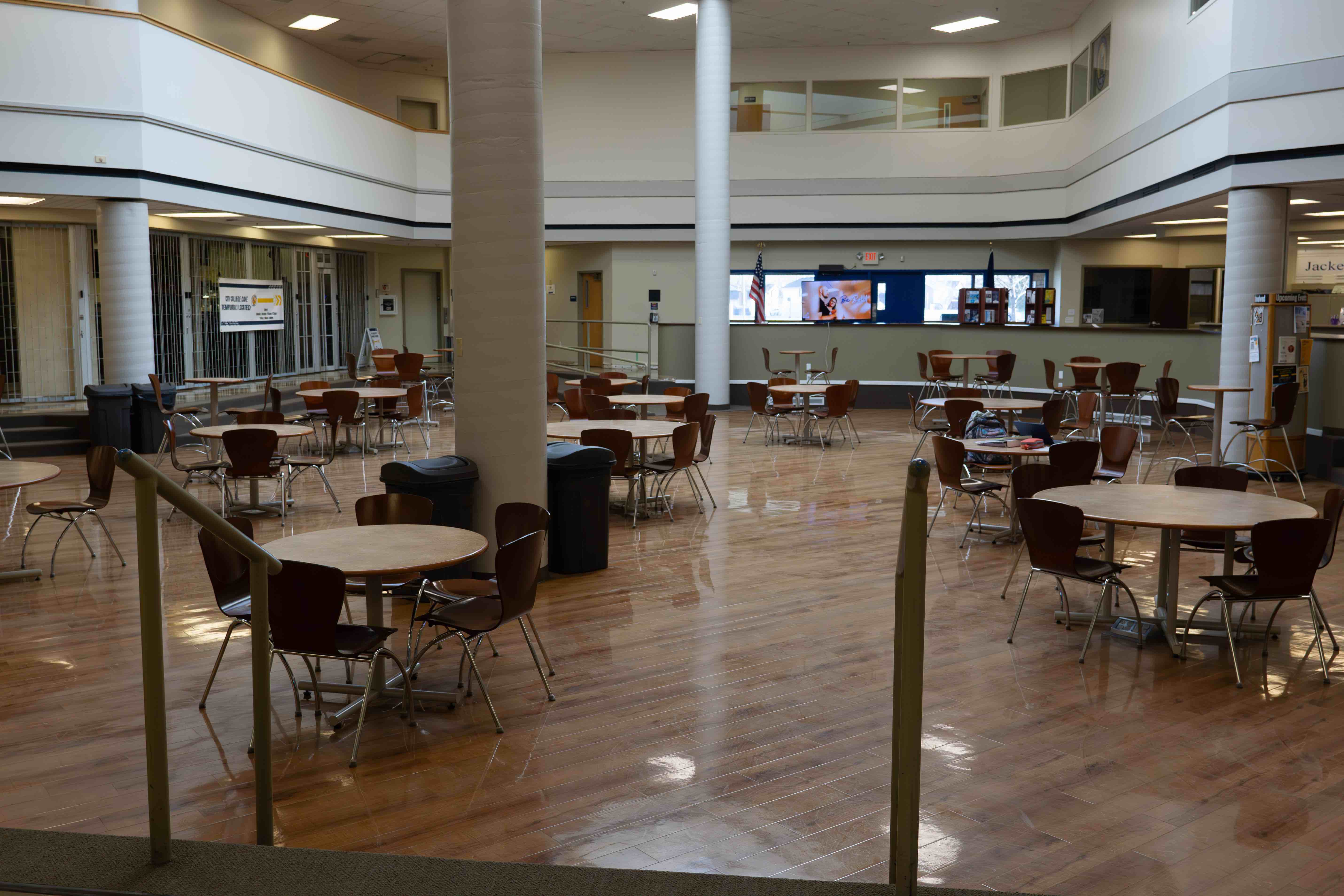 photo of the city college tech building commons